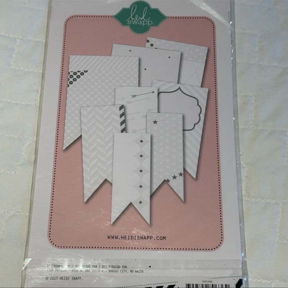 HEIDI SWAPP Bundle "YOU INK" 7 piece Embellishments NEW! Ink stamping craft $79 - Picture 4 of 12